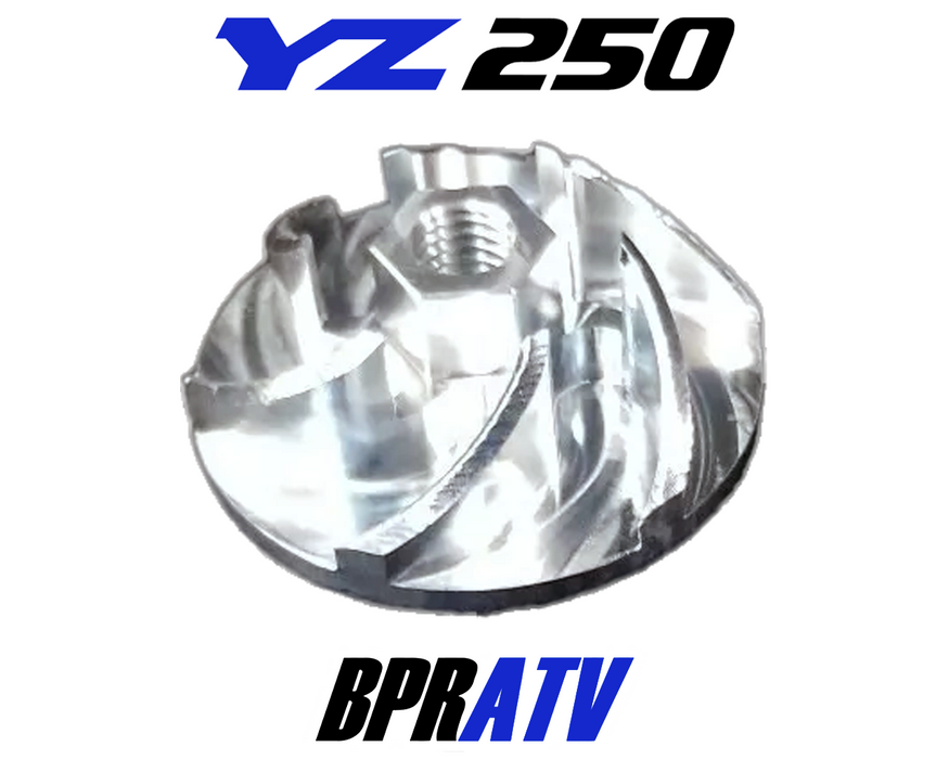 Yamaha YZ250 YZ 250 2 Stroke Billet Water Pump Impeller Gear Redesigned Hi Flow