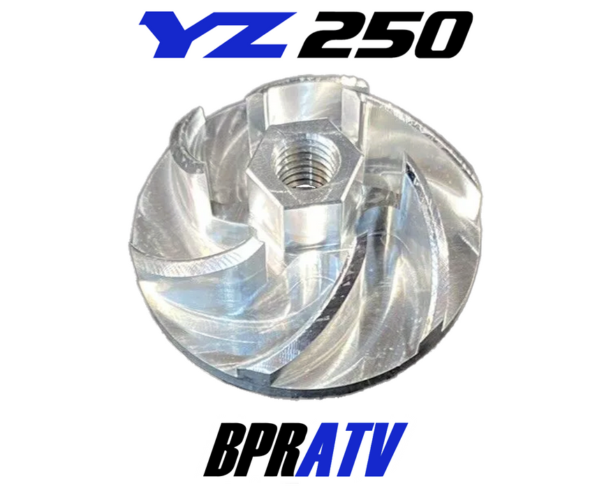 Yamaha YZ250 YZ 250 2 Stroke Billet Water Pump Impeller Gear Redesigned Hi Flow