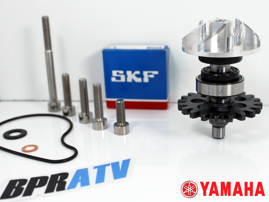 BPRATV Billet Water Pump Impeller Shaft Gear & Bolts Kit For Yamaha WR250F 01-13