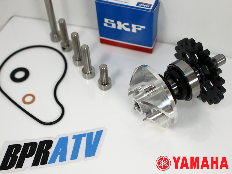 BPRATV Billet Water Pump Impeller Shaft Gear & Bolts Kit For Yamaha YZ250F 01-13