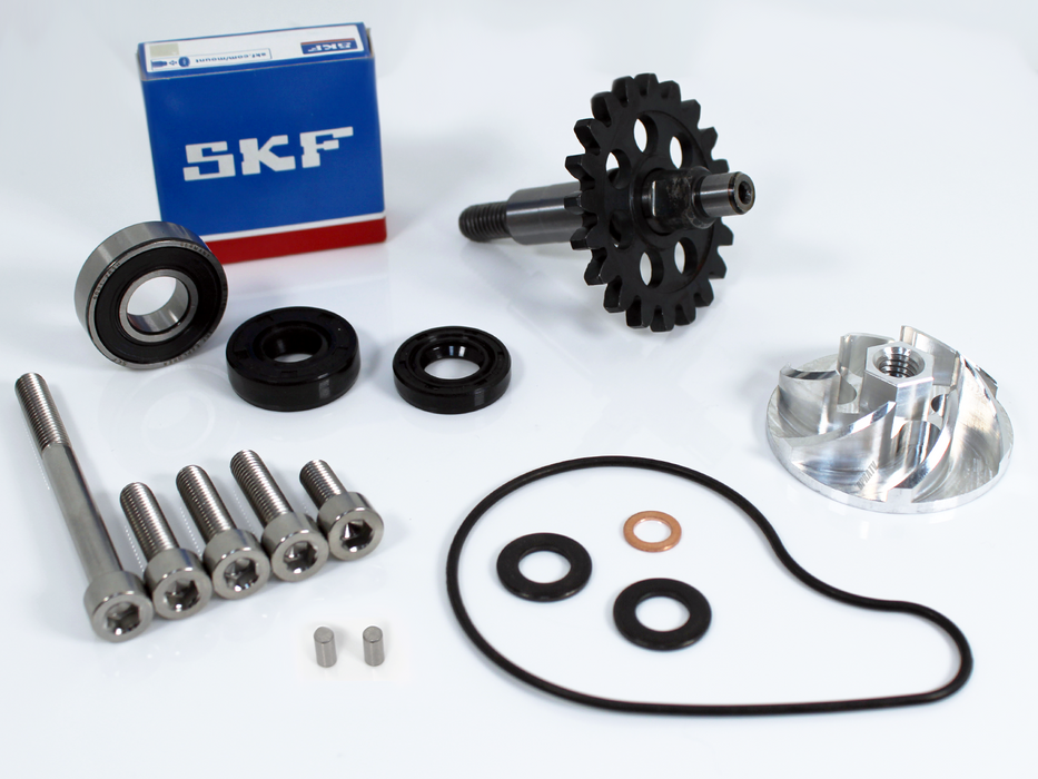 Replace YZ250F YZ 250F Water Pump Impeller Billet Gear Shaft Complete Redo Kit