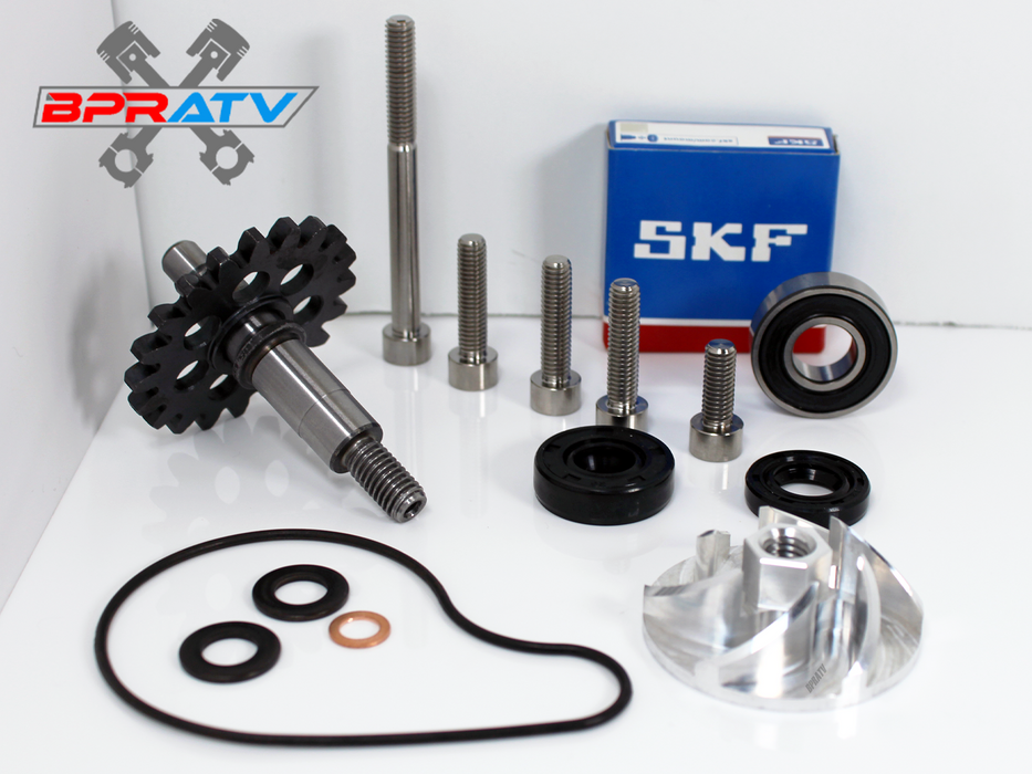 BEST YZ250F YZ 250F Water Pump Impeller Billet Gear Shaft Complete Rebuild Kit