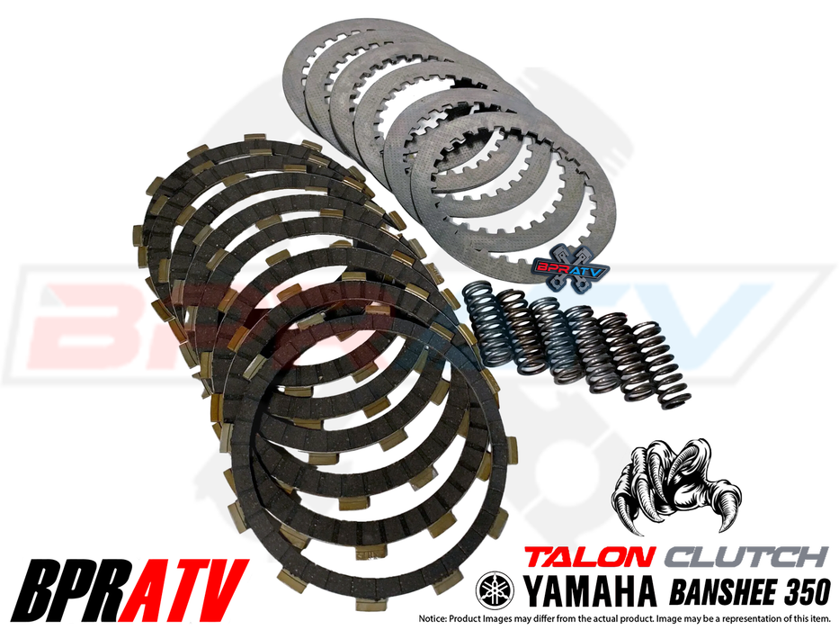 Banshee Talon Clutch Kit Heavy Duty Plates Titanium Pusher Bearing Mod Cushions