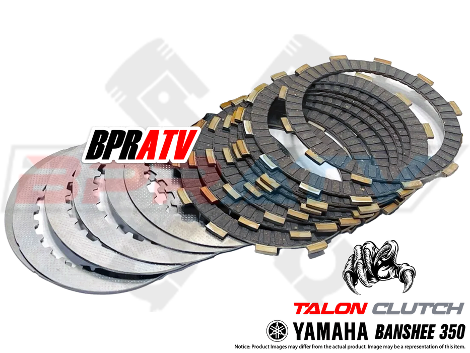 Banshee Talon Clutch Kit Heavy Duty Plates Titanium Pusher Bearing Mod Cushions