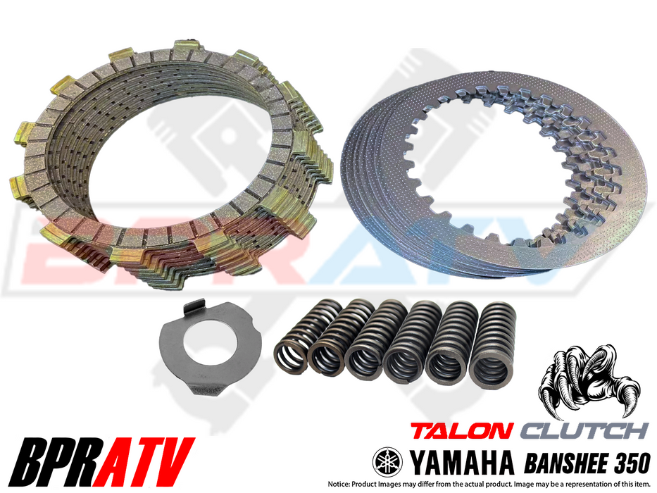 BPRATV Yamaha Banshee YFZ 350 Heavy Duty Steel Fibers Springs 8 Plate Clutch Kit