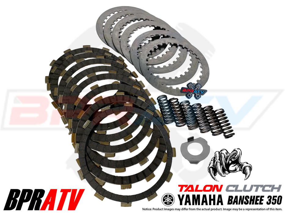 BPR ATV Yamaha Banshee YFZ 350 Heavy Duty Steel Fibers Springs Plate Clutch Kit