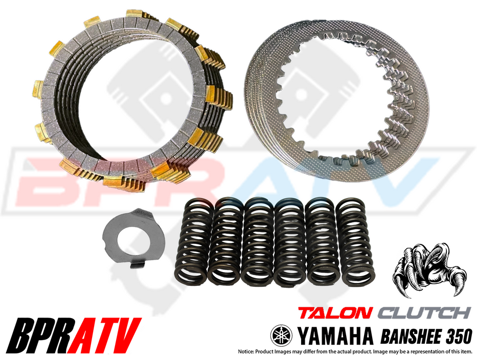 BPRATV Yamaha Banshee YFZ 350 Heavy Duty Steel Fibers Springs 8 Plate Clutch Kit