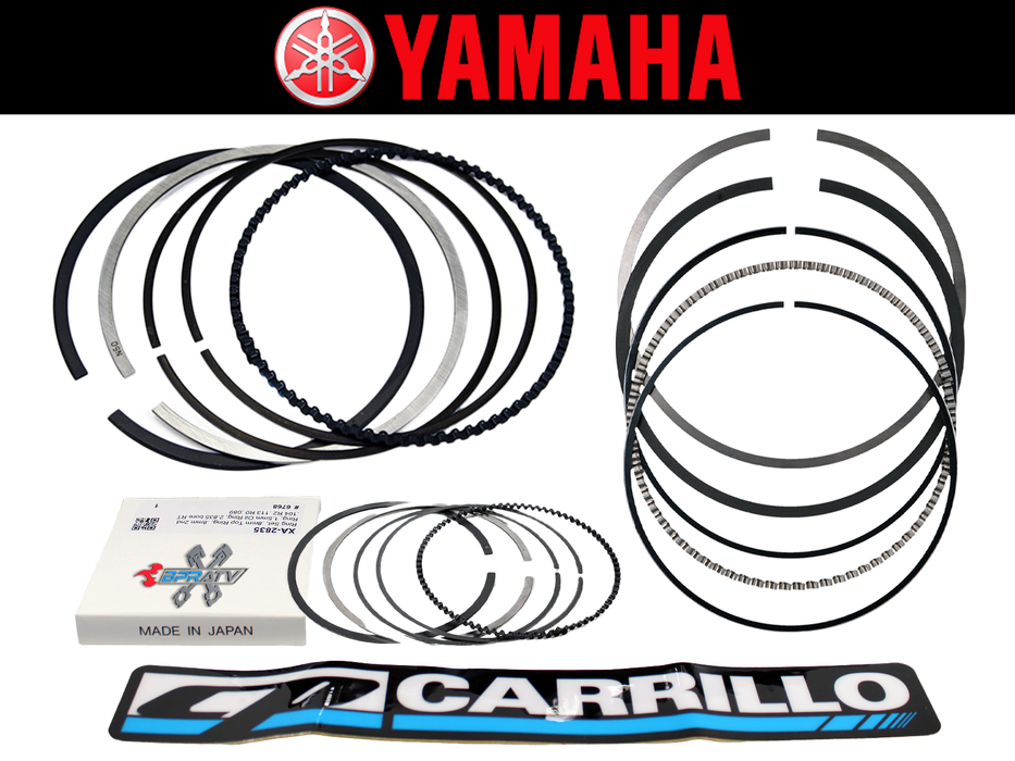 Yamaha Raptor 700 105.5mm 780 Big Bore CP 14:1 Race Gas Piston & Cometic Gaskets