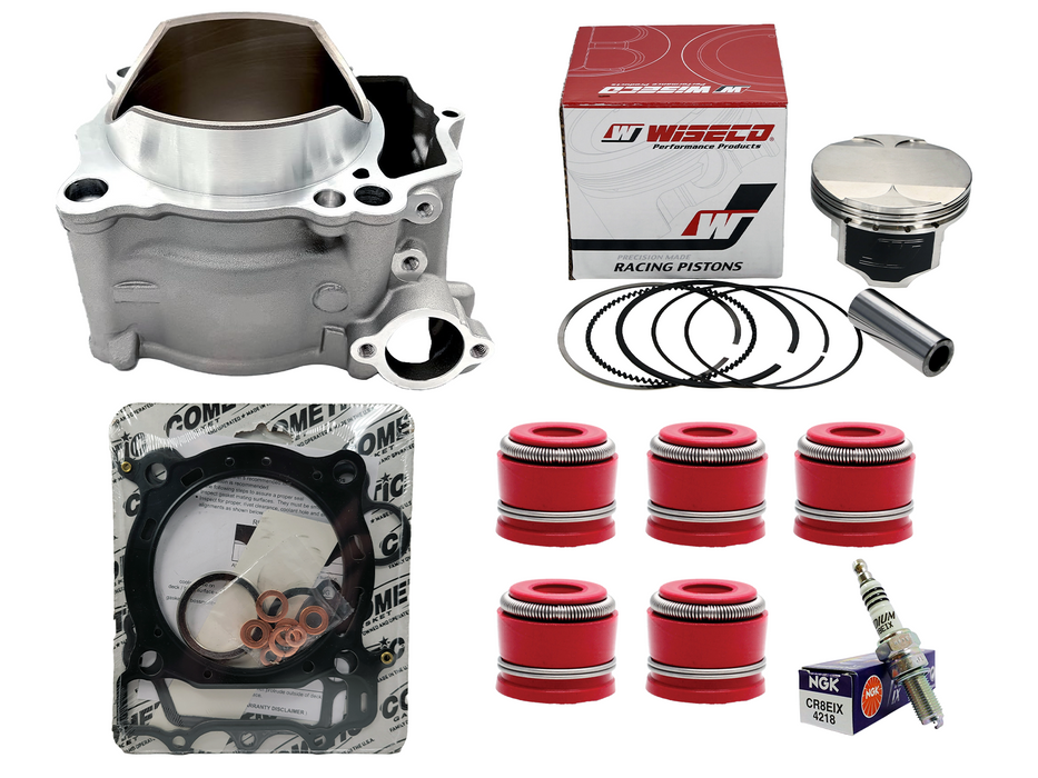 06-09 YZ450F YZ 450F Wiseco Piston 95mm Stock Bore Cylinder Top End Rebuild Kit