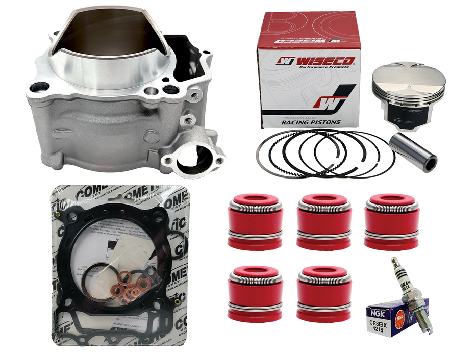 YZ450F YZ 450F Wiseco 12.5:1 Piston 95mm Stock Bore Cylinder Top End Rebuild Kit