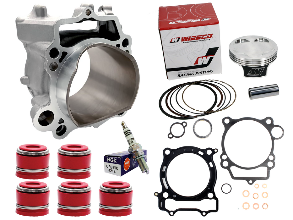 06-09 YZ450F YZ 450F Wiseco Piston 95mm Stock Bore Cylinder Top End Rebuild Kit