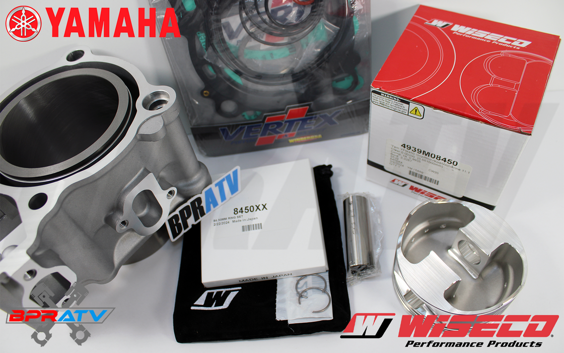 Yamaha Wolverine 450 OEM Stock Bore Cylinder & WISECO Piston Gaskets Top End Kit