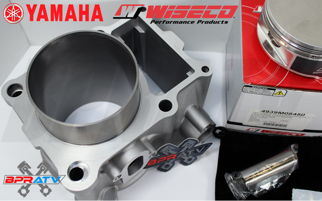 Yamaha Rhino 450 OEM Stock Bore 84.50 Cylinder WISECO Piston Gaskets Top End Kit