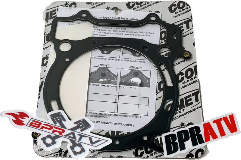 Yamaha YFZ 450 Bottom End Engine Rebuild Kit Hot Rods Crank SKF Bearings Gaskets