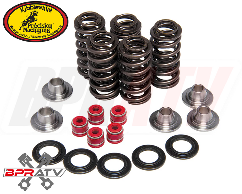 YFZ450 YFZ 450 Kibblewhite Intake Exhaust Valves TITANIUM Springs Kit & KEEPERS