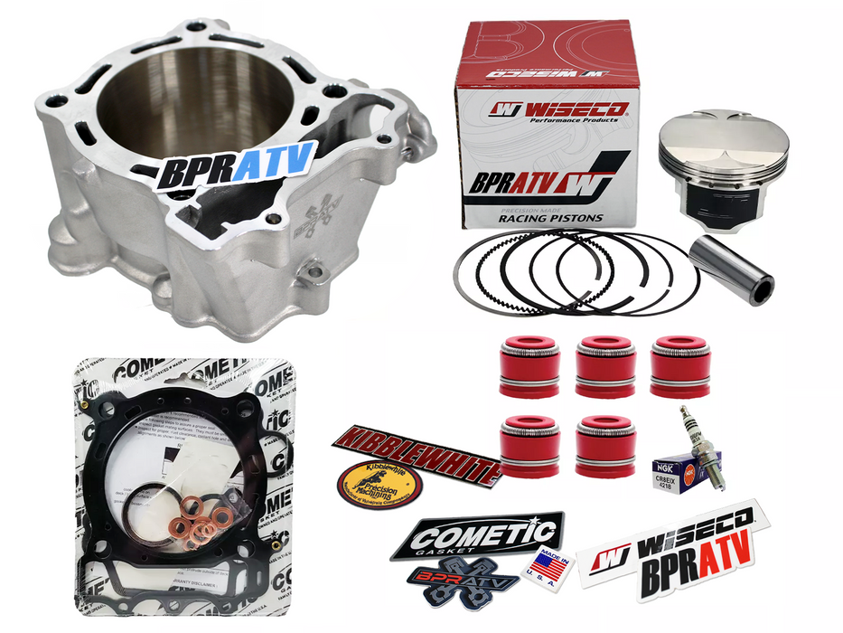 06-09 YZ 450F Wiseco Piston 12.5:1 95mm Stock Bore Cylinder Top End Rebuild Kit