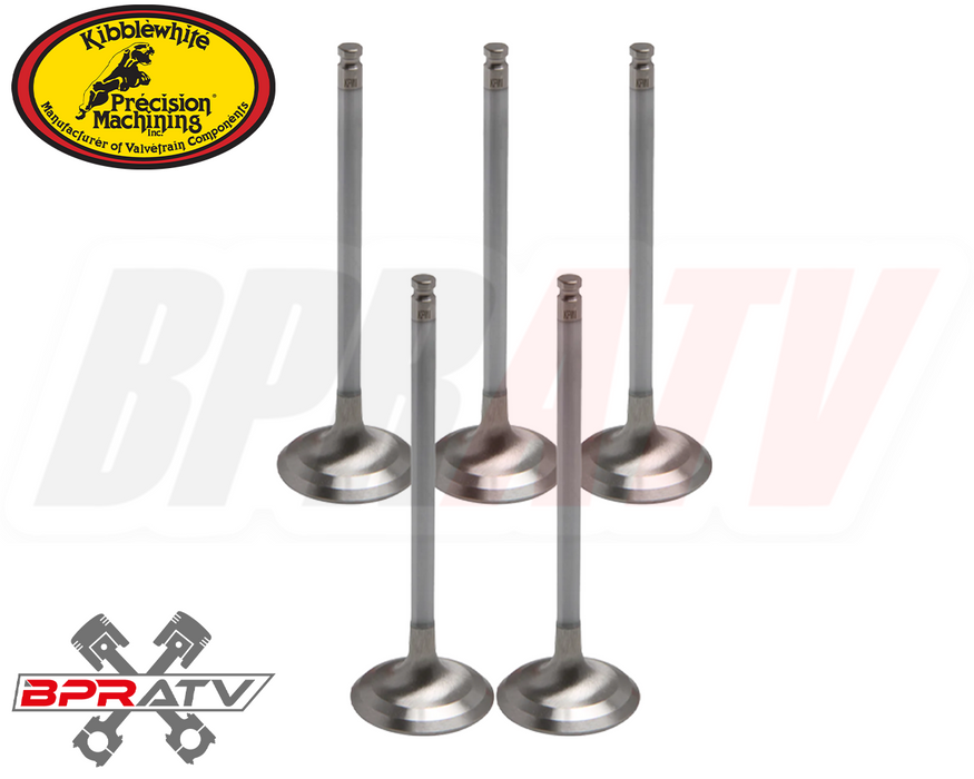 YFZ450R YFZ 450R KIBBLEWHITE ➕1mm Intake Exhaust Valves Titanium Spring Kit Seal