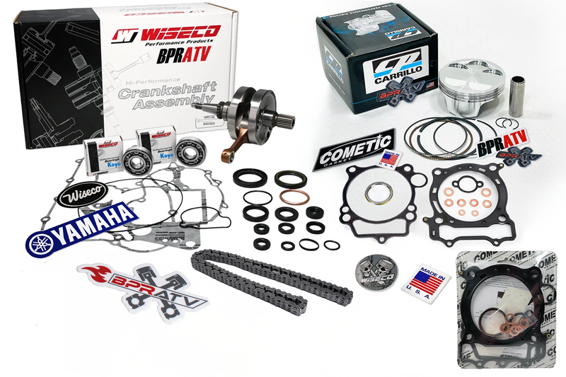 YFZ450 YFZ 450 Stock Bore CP Piston Wiseco Crank Full Motor Gaskets Rebuild Kit