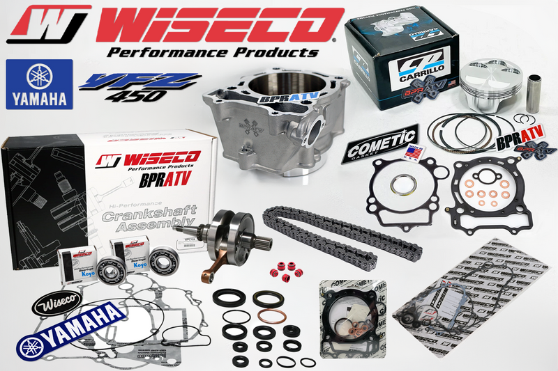 New Yamaha YFZ450 95mm Wiseco Crank CP Piston BPRATV Cylinder Engine Rebuild Kit