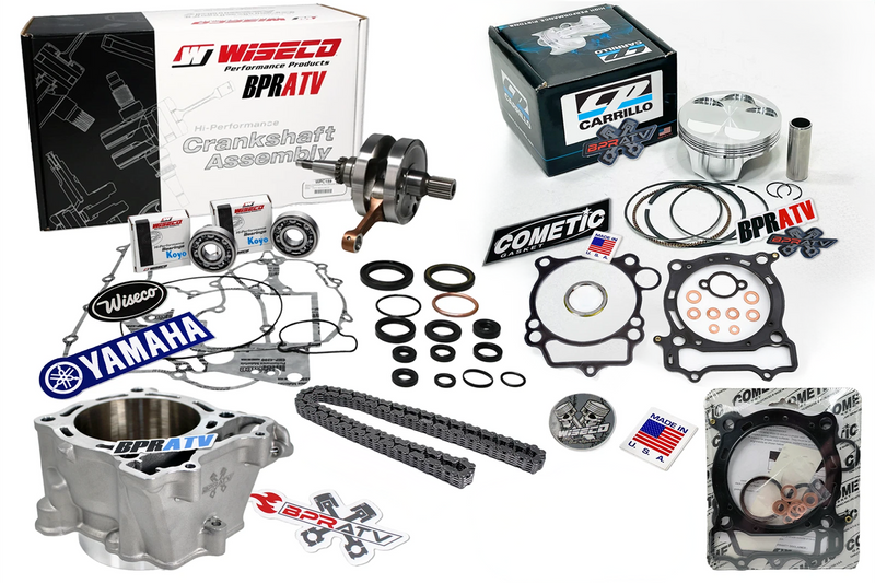 YFZ450 YFZ 450 Stock Bore Cylinder CP Piston Wiseco Crank Full Motor Rebuild Kit