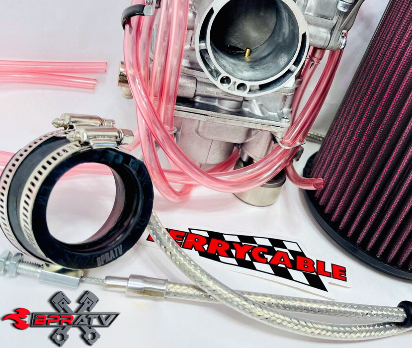 YFZ450 YFZ 450 Carb Kit Complete Aftermarket Replacement Carburetor Filter Cable