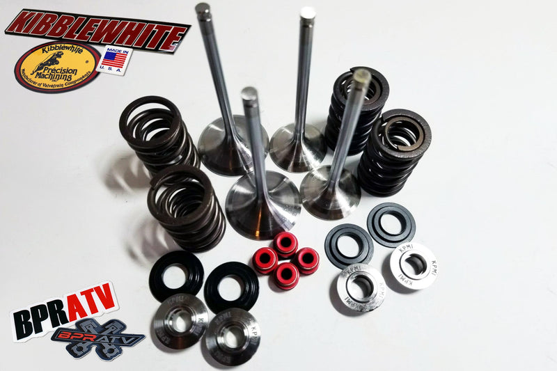 2004-2013 YFZ450 Kibblewhite Intake Exhaust Valves TITANIUM Spring Kit & KEEPERS