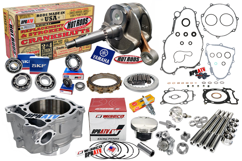 Yamaha YFZ450 Carb 480 Big Bore 98mm Complete Engine Rebuild Kit Wiseco Hot Rods
