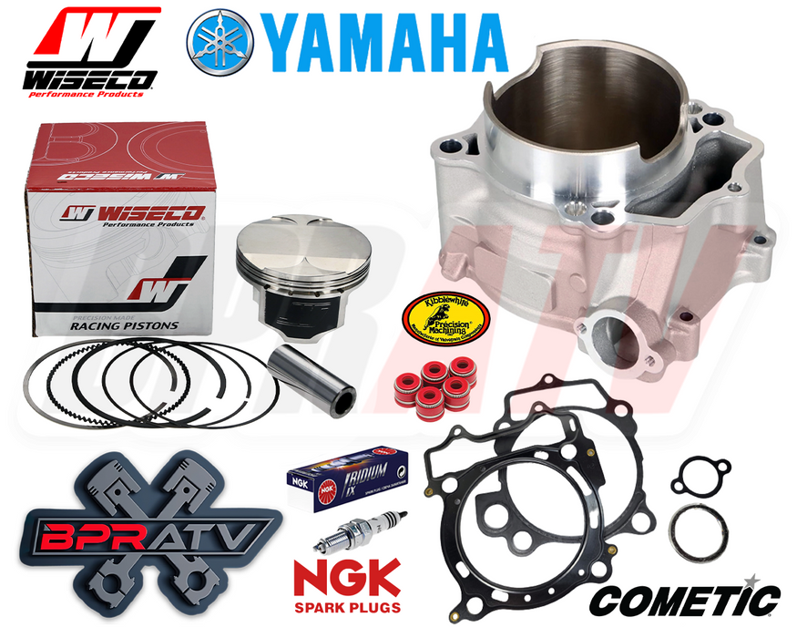 Yamaha YFZ450 YFZ 450 Wiseco Piston 98 mil BIG BORE Cylinder Top End Rebuild Kit