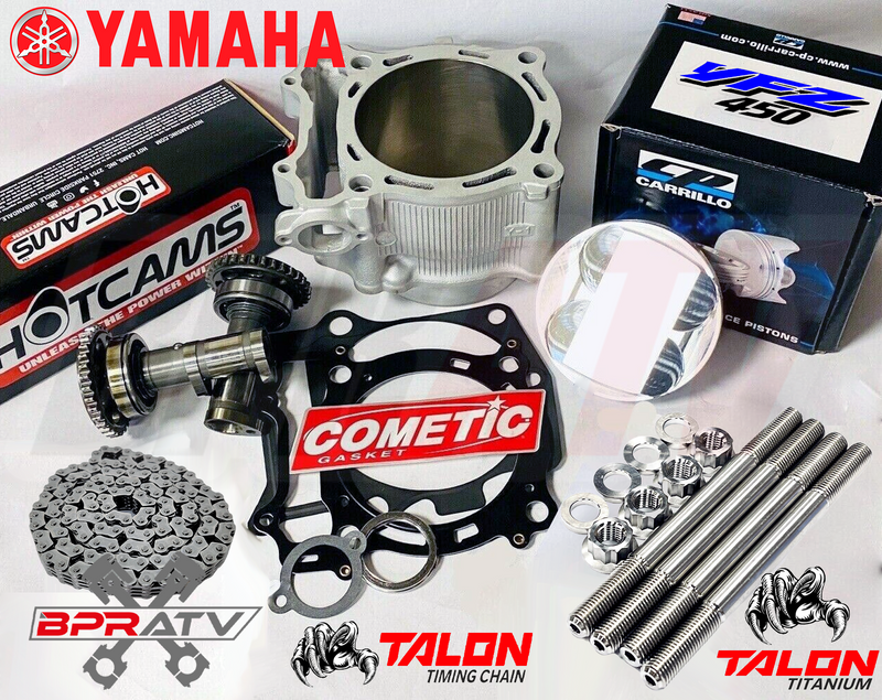 YFZ450R YFZ 450R Big Bore Kit 98mm Cylinder Stage 2 HotCams Complete Top End Kit