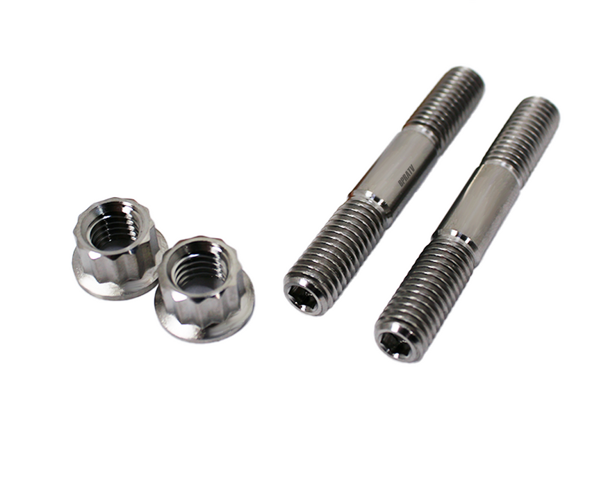 KFX700 KLR650 KLX650 BPRATV TITANIUM Heavy Duty Exhaust Studs Head Pipe Stud Kit