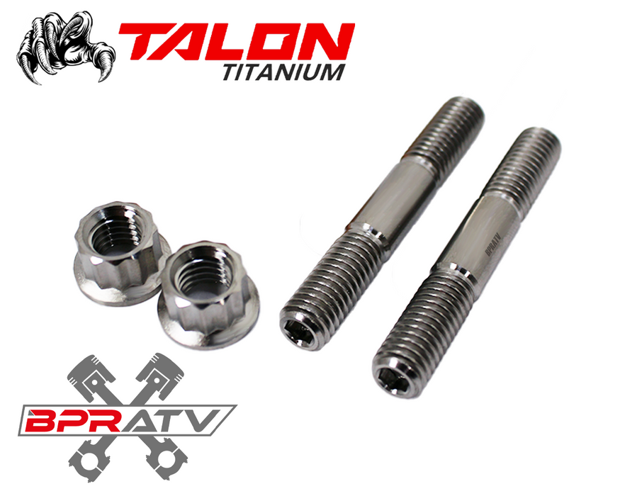 Kawasaki Teryx 750 850 TITANIUM Heavy Duty Exhaust Studs Nuts Head Pipe Stud Kit