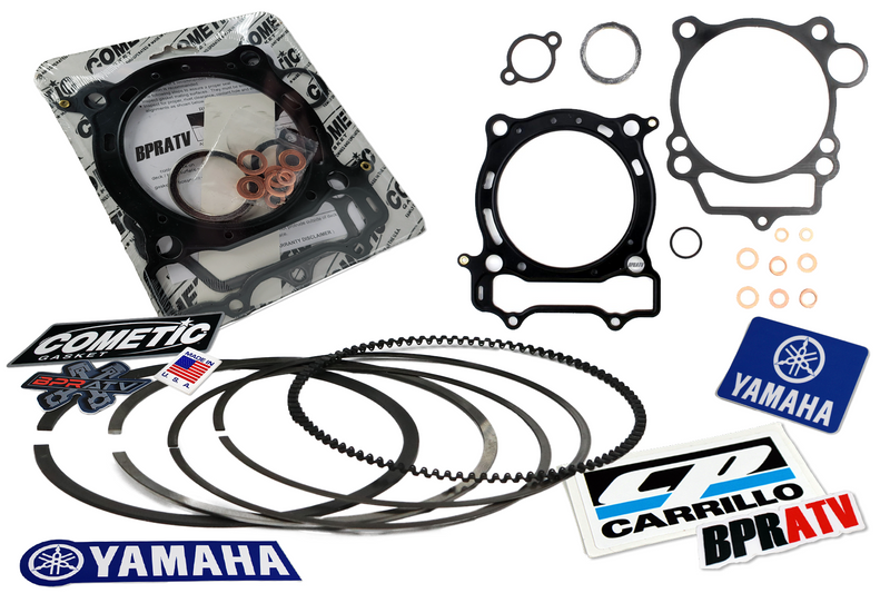 YFZ450R YFZ 450R YFZ450X 95mm Stock Standard Bore CP Piston Rings Cometic Gasket