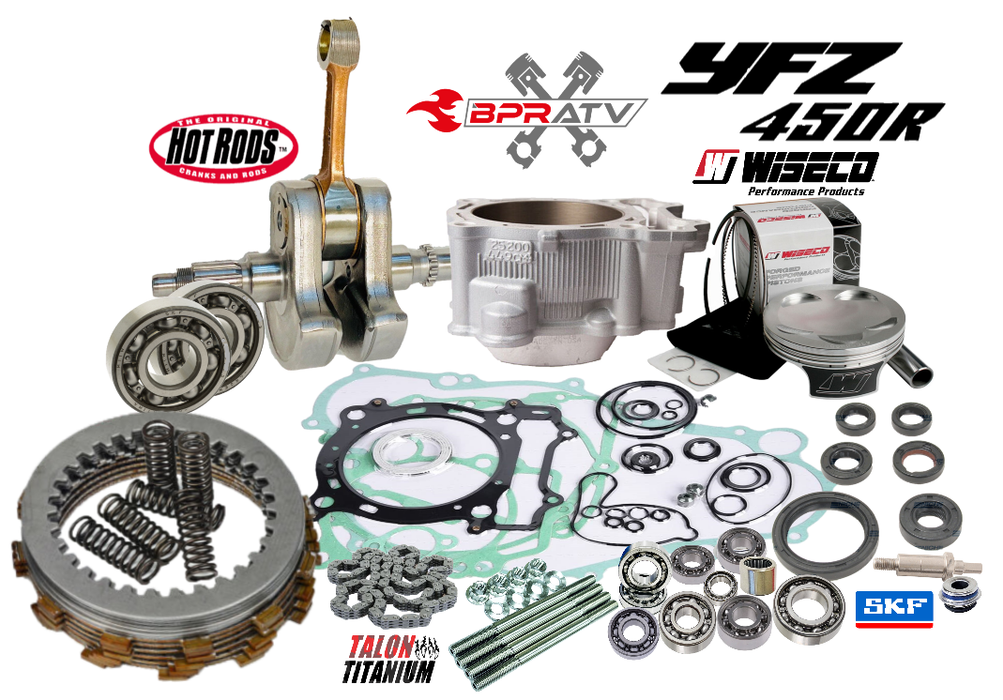 YFZ450R YFZ 450R 98mm mil Big Bore Kit Complete Rebuilt Motor Engine Rebuild Kit