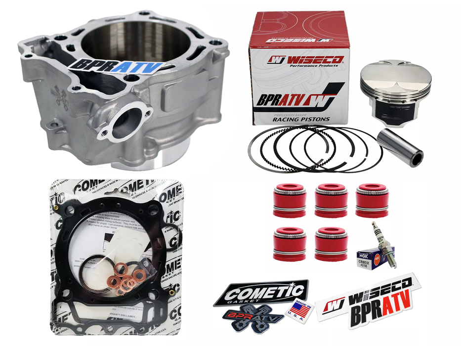 04-09 YFZ450 YFZ 450 Wiseco Piston 98 mil BIG BORE Cylinder Top End Rebuild Kit