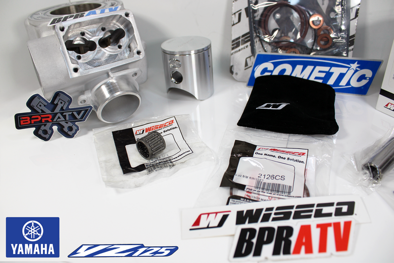 Complete Yamaha YZ125/YZ125X Top End Rebuild Kit Cometic & Wiseco Piston Powered