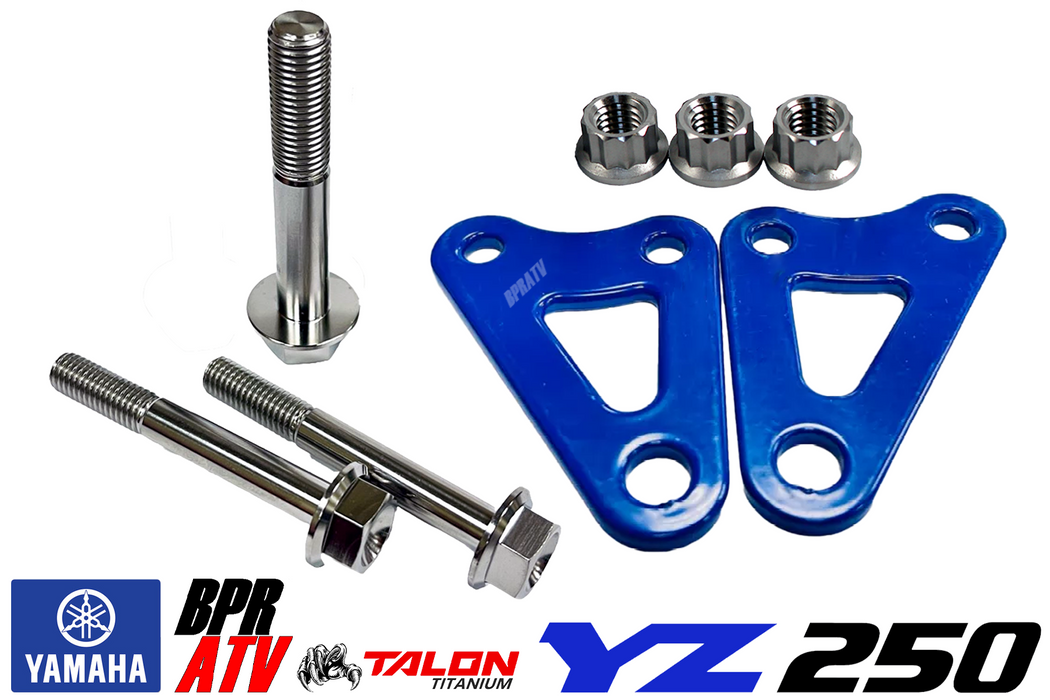 Yamaha YZ250 YZ 250 Motor Mount Billet CNC TITANIUM Engine Mounting Bolt Nut Kit