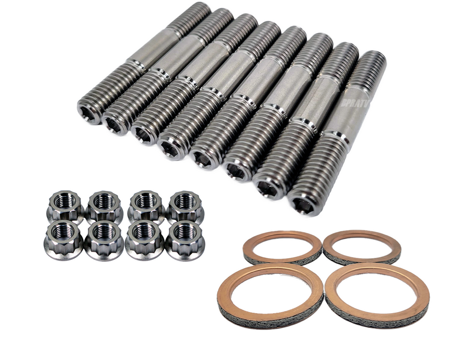 YZFR6 YZF R6 Exhaust Studs Bolt Titanium Nuts Exhaust Gasket Manifold Repair Kit