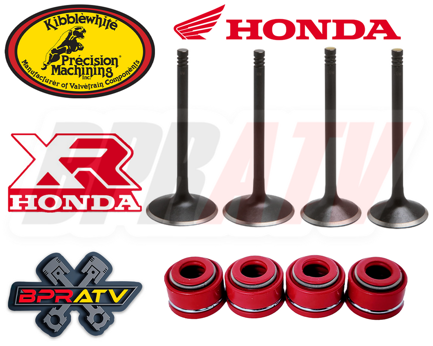 00-07 Honda XR650R XR 650R OEM Head Kibblewhite Intake & Exhaust Valves & Seals