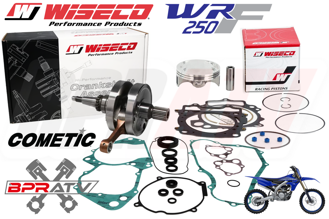 05-13 Yamaha WR250F WR 250F WISECO Engine Rebuild Kit Crank Piston Gasket Seals