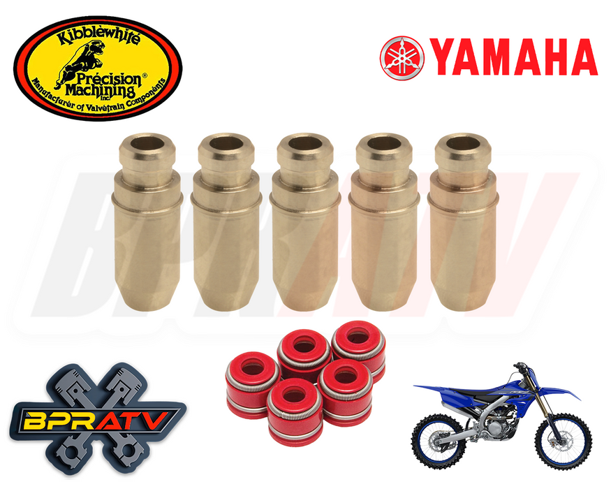 01-13 Yamaha YZ250F YZ 250F Kibblewhite Head Intake Exhaust Valve Guides & Seals