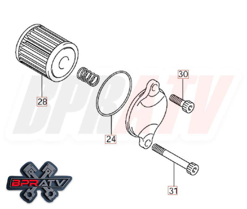 RMZ450 RMZ 450 NGK Iridium Spark Plug RM-Z K&N Oil Filter O-Ring Titanium Bolts