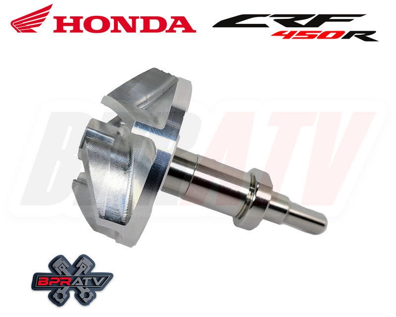 02-08 CRF450R CRF 450R Water Pump Impeller Billet Gear Shaft Complete Redo Kit