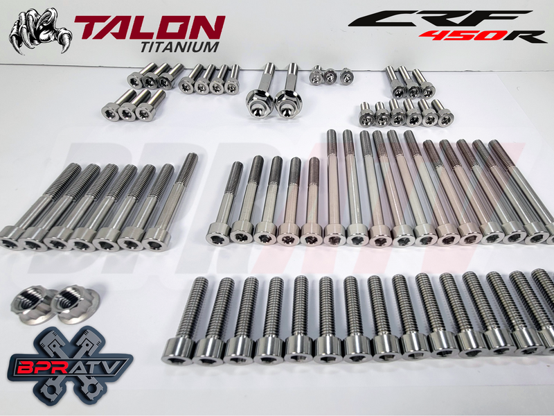 09-16 CRF450R CRF 450R BPR Talon Titanium COMPLETE Motor Engine Bolts Bolt Kit
