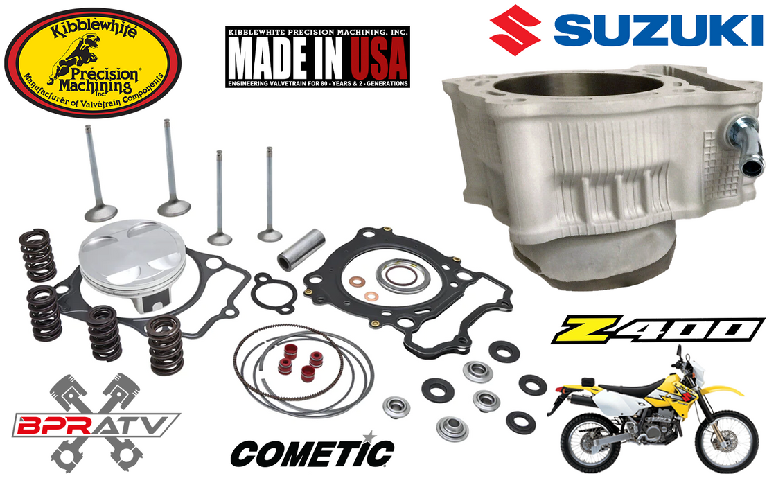 Suzuki DRZ400 DRZ 400 KIBBLEWHITE Top End Piston Rebuild Kit Valves Cylinder Kit