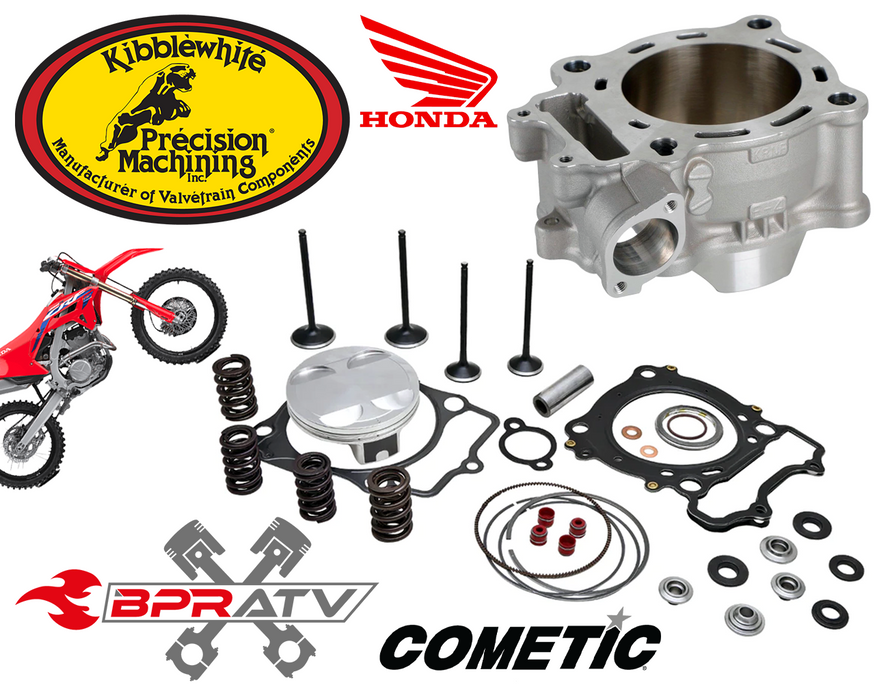 04-17 Honda CRF 250X Kibblewhite Top End Piston Rebuild Kit Valves Cylinder Kit