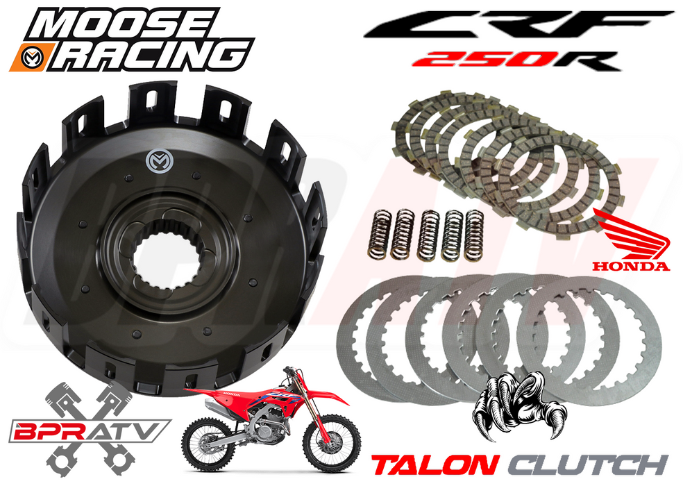 04-15 Honda CRF250X CRF 250X Moose Racing CNC Billet Clutch Basket Fiber Spring