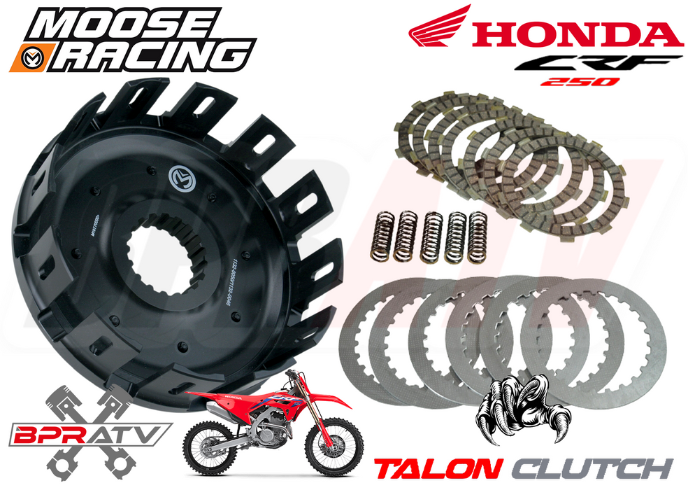 04-15 Honda CRF250X CRF 250X Moose Racing CNC Billet Clutch Basket Fiber Spring