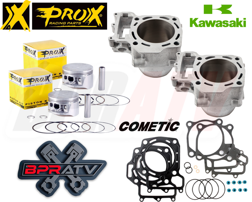 05-11 Brute Force Teryx 750 85mm Cylinders Pro X Pistons Top End Rebuild Cometic