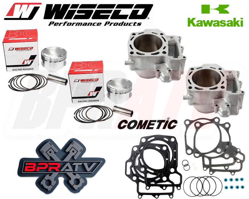 05-13 Brute Force 650 KVF650 80mm Cylinder Wiseco Piston Top End Rebuild Cometic