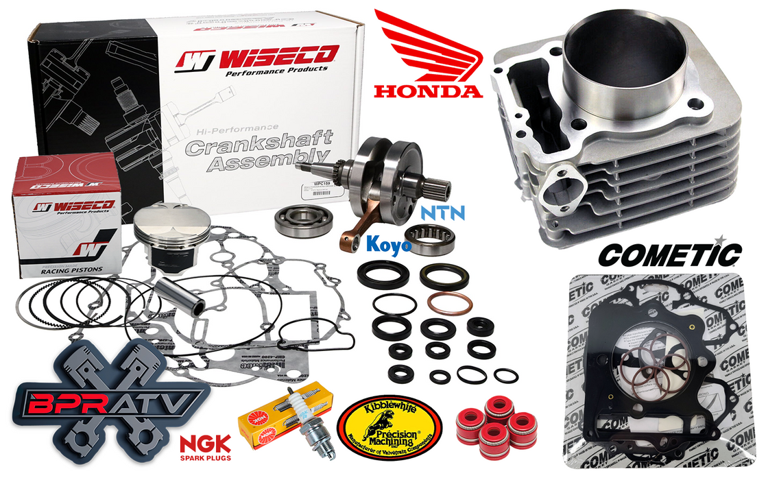 05-14 Honda 400EX 400X Wiseco Crank Rod Motor Rebuild Repair Kit Piston Gaskets